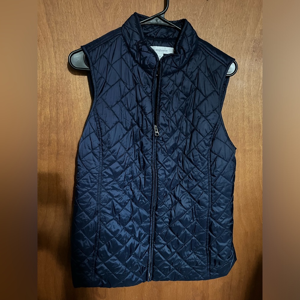 Croft & Barrow Luxe Navy Blue Vest